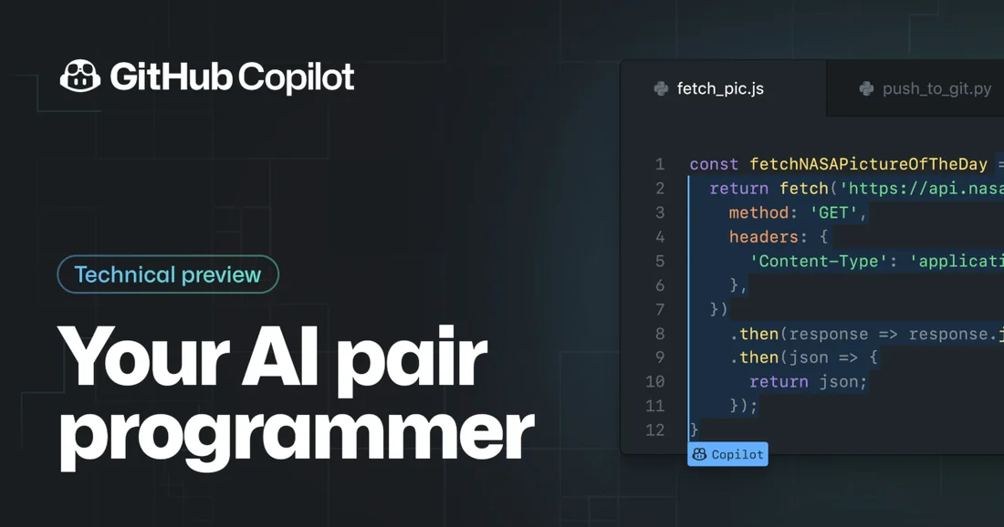 Visual for this record: github-copilot-preview-2021