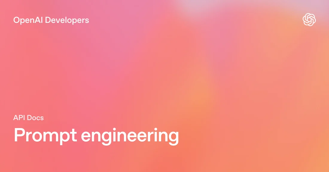 Visual published with the cited source for this record: OpenAI's prompt guide starts with roles, not wording